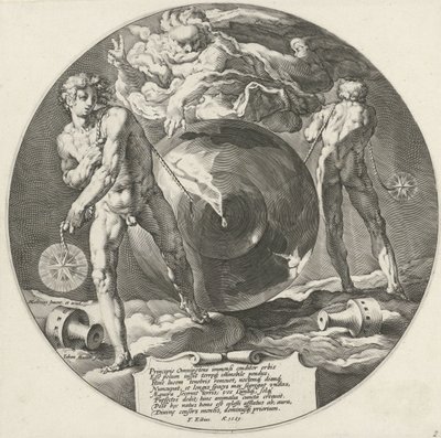 Gottes Geist schwebt über dem Wasser von Jan Harmensz. Muller