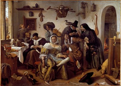 Die Welt steht Kopf oder Die Untaten der Lust von Jan Havicksz. Steen
