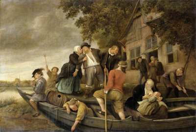 Die fröhliche Heimkehr, 1679 von Jan Havickszoon Steen