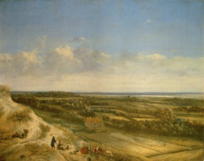 Dünenlandschaft, vermutlich bei Santpoort, ca. 1675 von Jan II Vermeer van Haarlem