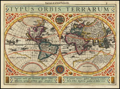 Typus Orbis Terrarum (1631) von Jan Janssonius