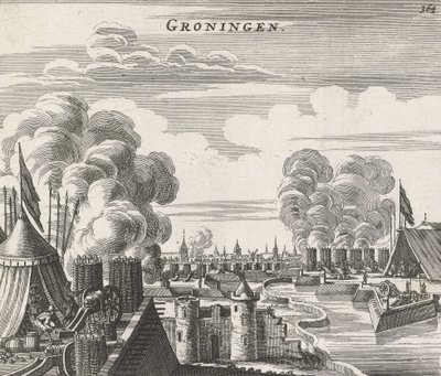 Belagerung von Groningen (1594) von Jan Janssonius