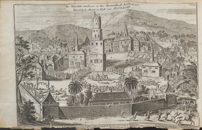 Die Stepan-Razins-Aufstände in Astrachan Aus: Drie aanmerkelyke reizen, 1675 von Jan Jansz. Struys