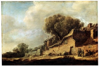 Landschaft mit einem Bauernhaus von Jan Josephsz van Goyen