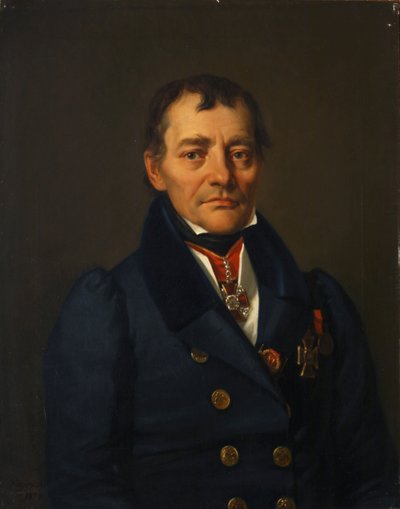 Porträt des Schriftstellers Pjotr Iwanowitsch Sokolow 1766-1836, 1830 von Jan Ksawery Kaniewski