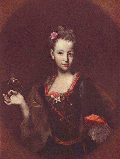 Porträt von Hedwig Franciska Wussin von Jan Kupecký