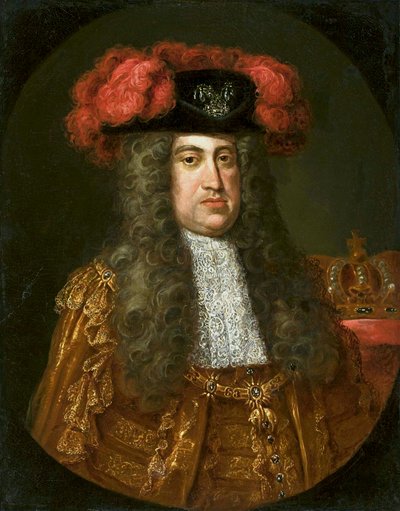 Porträt von Kaiser Karl VI. Habsburg (1685–1740) mit dem Orden vom Goldenen Vlies von Jan Kupecký