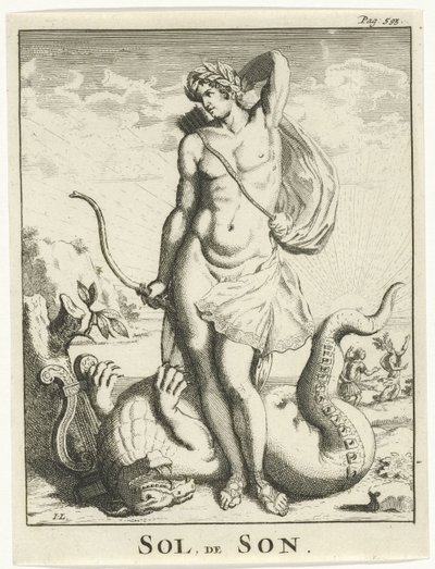 Apollo besiegt Python von Jan Lamsvelt