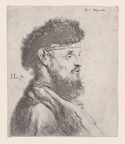 Büste eines Mannes mit Pelzmütze von Jan Lievens