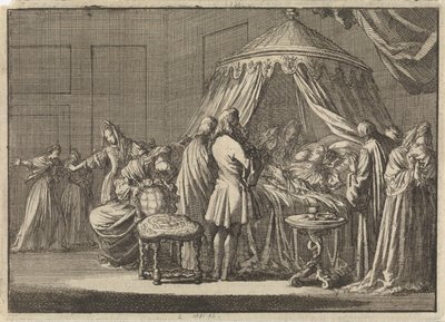 Tod von Maria II. Stuart, Königin von England, 1695 von Jan Luyken