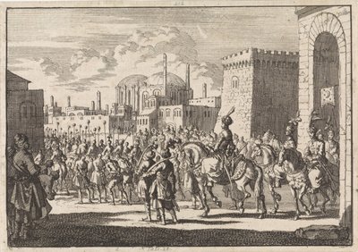 Einzug von Sultan Mustafa II. in Konstantinopel, 1695 von Jan Luyken