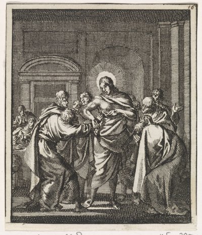 Der ungläubige Thomas von Jan Luyken