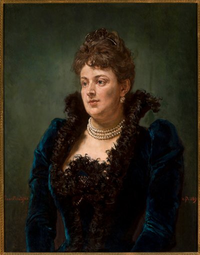 Porträt von Bony Ossowiecka von Jan Matejko