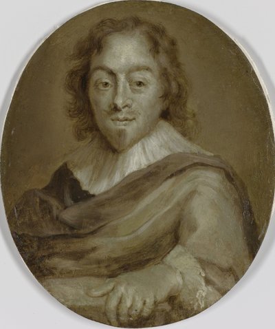 Porträt von Constantijn Huygens, Dichter, Sekretär von Prinz Friedrich Heinrich und Prinz Wilhelm II. und erster Rat und Schatzmeister von Wilhelm III. von Jan Maurits Quinkhard