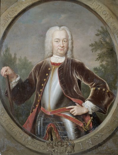 Porträt von Gustaaf Willem, Baron van Imhoff, Generalgouverneur der Niederländischen Ostindien-Kompanie von Jan Maurits Quinkhard