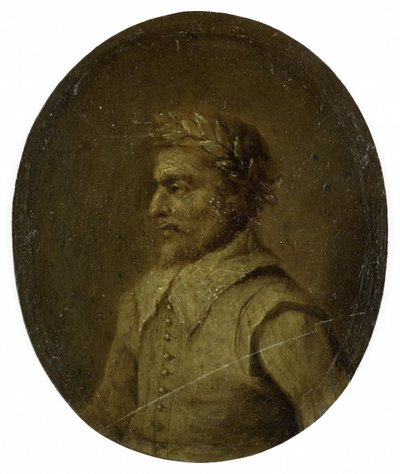 Porträt von Matheus de Casteleyn, Priester und Rhetoriker in Oudenaarde von Jan Maurits Quinkhard