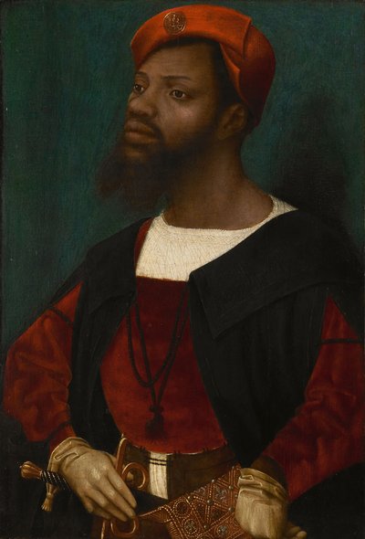Porträt eines afrikanischen Mannes, ca. 1530 von Jan Mostaert