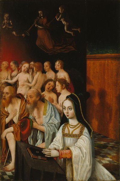 Die Seelen der Gerechten und Spender, ca. 1520 von Jan Mostaert