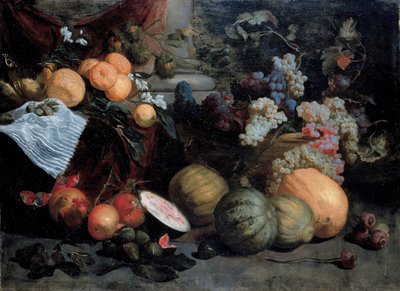 Stillleben mit Obst und Gemüse, erstes Drittel des 17. Jahrhunderts von Jan Roos