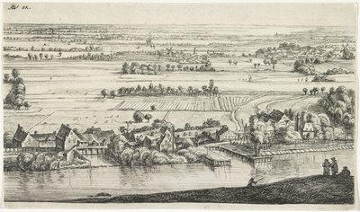 Dorf an einem Fluss von Jan Ruyscher