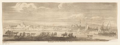 Ansicht von Nijmegen aus dem Norden von Jan Ruyter
