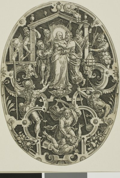 Verrat an Christus, aus der Passion Christi von Jan Sadeler I