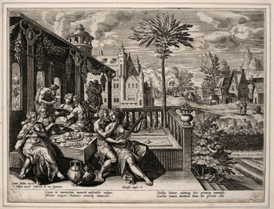 Genesis Kapitel 6, Vers 9, ca. 1600 von Jan Sadler