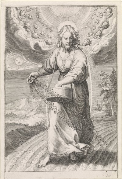 Christus als Sämann von Jan Saenredam (attributed to)