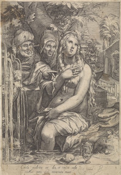 Susanna und die Ältesten von Jan Saenredam