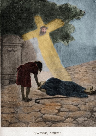Quo vadis domine? (Kapitel XXIII) Illustration von Jan Styka für den Roman „Quo Vadis“ von Henryk Sienkiewicz von Jan Styka