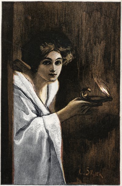 Illustration von Jan Styka (1858-1925) für den Roman „Quo Vadis“ von Henryk Sienkiewicz. von Jan Styka