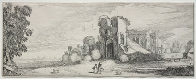 Landschaften und Ruinen: Burg Brederode von Jan Van de Velde