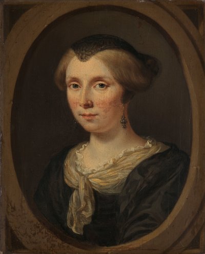 Porträt von Margaretha Verkolje, Ehefrau von Reinier Couturier von Jan Verkolje (I)
