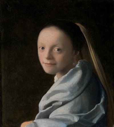 Porträt einer jungen Frau, ca. 1663-65 von Jan Vermeer van Delft