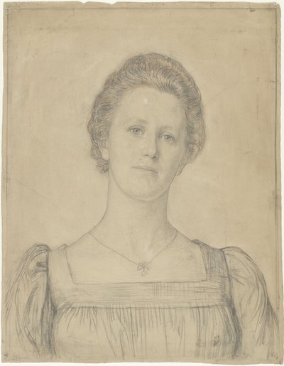 Porträt von Emilie van Kerckhoff von Jan Veth