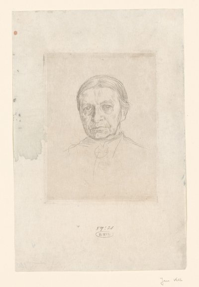 Porträt von Frau Anna Cornelia Veth-Giltay von Jan Veth