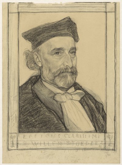 Porträt von Prof. Dr. Willem Stoeder von Jan Veth