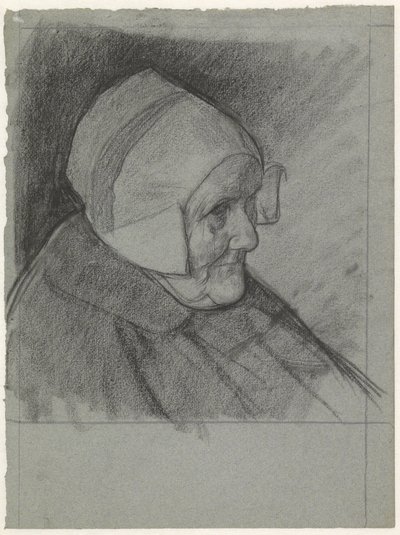 Porträt der Frau van den Brink von Jan Veth