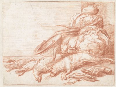 Stillleben mit Hase und Geflügel von Jan Weenix (possibly)