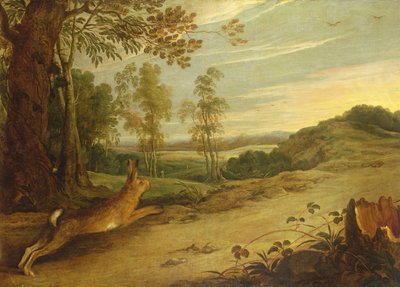 Die Schildkröte und der Hase, aus Äsops Fabeln von Jan Wildens