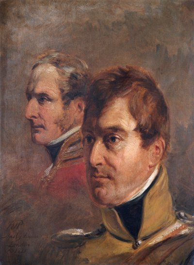 Generalmajor Sir Frederick Cavendish Ponsonby und Generalmajor Sir Colin Campbell von Jan Willem Pieneman