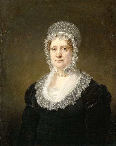 Porträt von Sara de Haan von Jan Willem Pieneman