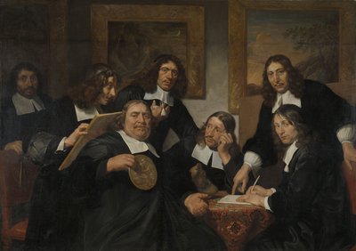 Die Gouverneure der Gilde des Heiligen Lukas, Haarlem, 1675 von Jan de Bray