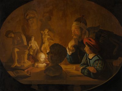 Die Zeichenstunde, 1634 von Jan ter Borch or Terborch
