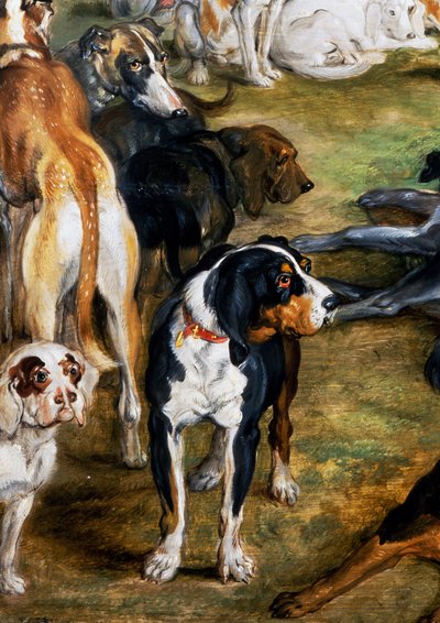Hunde (Detail) von Jan the Elder Brueghel