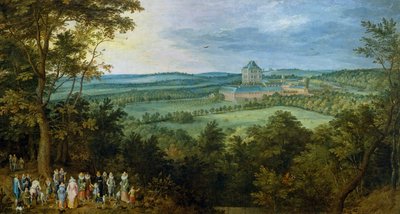 Der Erzherzog und die Erzherzogin bei einer Jagd, ca. 1611 von Jan the Elder Brueghel