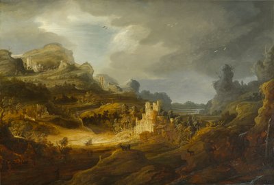 Fantastische Landschaft, ca. 1643-1645 von Jan the Elder Lievens
