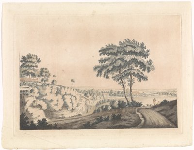 Landschaft mit einer Burg auf einem Hügel von Jan van Call (I) (possibly)