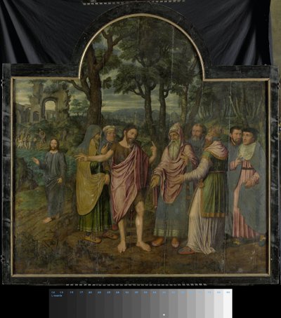 Triptychon mit Szenen aus dem Leben des Heiligen Johannes des Täufers von Jan van Coninxloo (II)