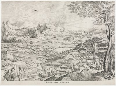 Die großen Landschaften: Solicitudo Rustica, um 1555-1558 von Jan van Doetechum